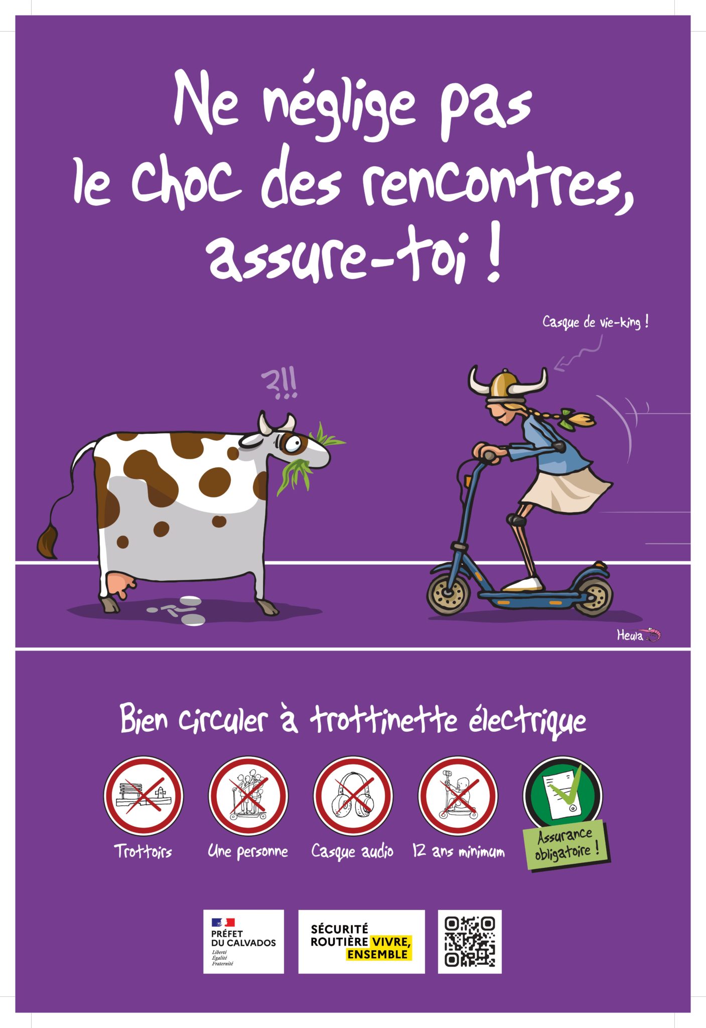 1 EXe Affiche 40x60 Sécu Casque